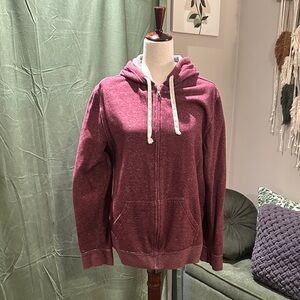 Urban Pipeline Burgundy and Gray Hoodie